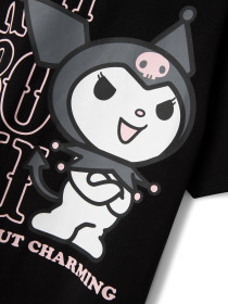 NAME IT T-Shirt Kuromi Akisa Box Black